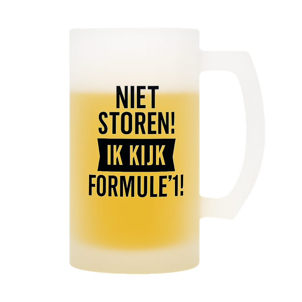 Bierpul Niet storen ik kijk Formule 1 - productfoto